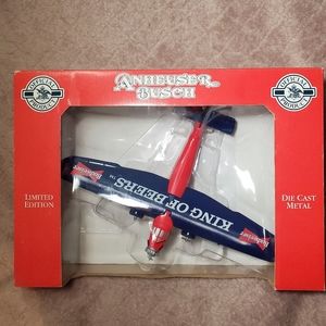 Budweiser AB003 King Of Beers Ford Tri-Motor Diecast Plane Bank Official Product